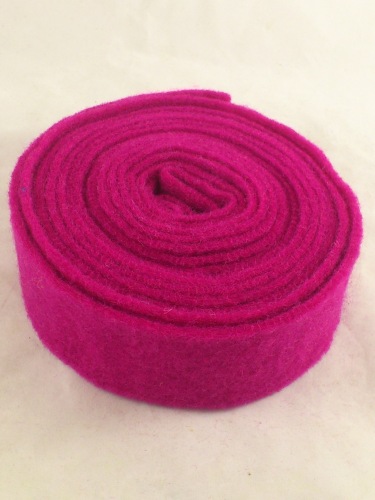 Felt wide 7.5 cm L= 5 m fuchsia (RS28)